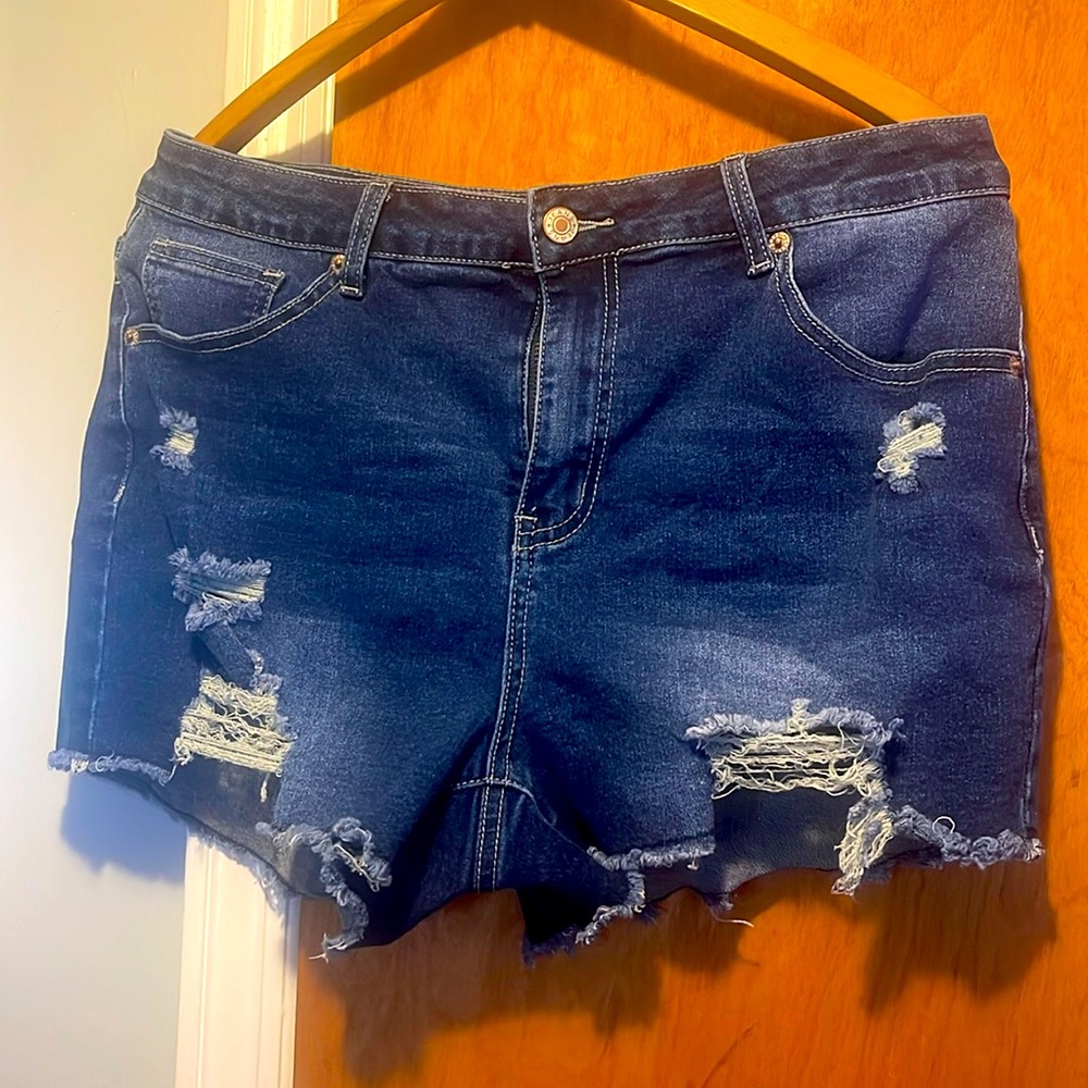 Denim shorts